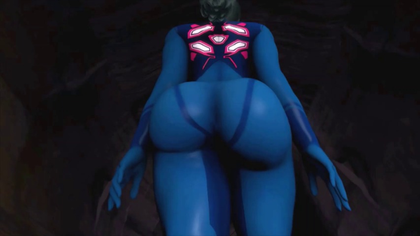 samus aran, sarah bryant (model), 3d, animated, ass shake - Rule 34 World