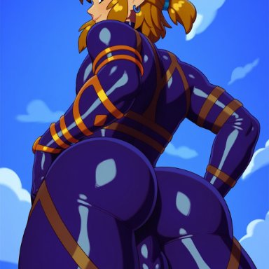 breath of the wild, tears of the kingdom, the legend of zelda, hylian, link, copernicus, ass, balls, blonde hair, blue eyes, clothing, femboy, male, penis, solo